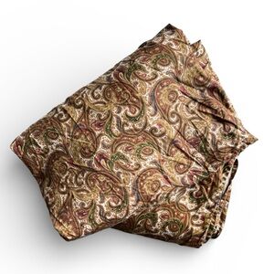 Essentials by Charter club Paisley Cotton fitted and flat sheets set king bed